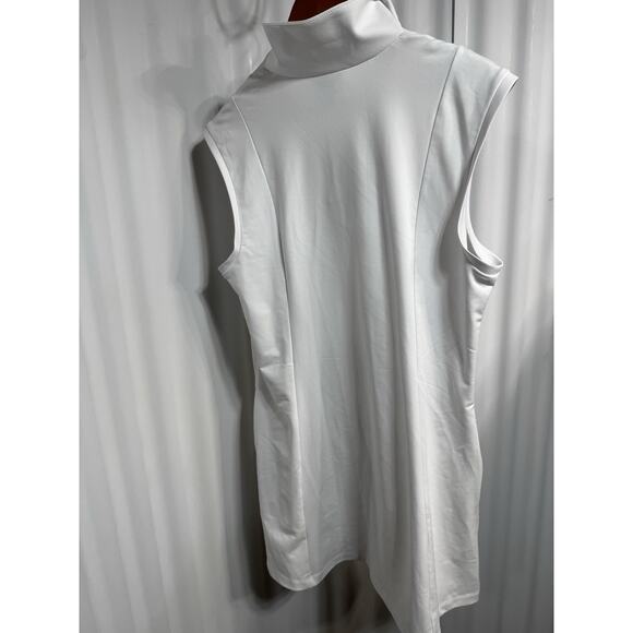 Sailor-Sailor White Performance Shift Dress Sleeveless Tennis Pickleball XL - Picture 8 of 12